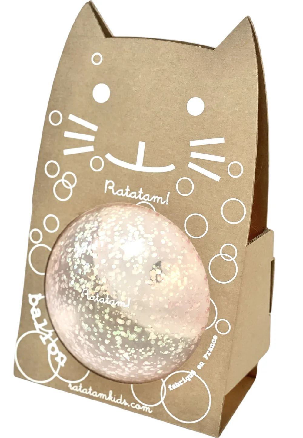 Shop Ratatam Ballon chat bulle rose 15 cm