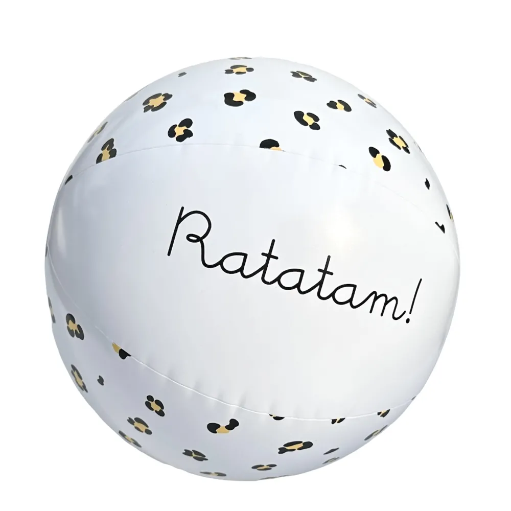Fashion Ratatam Ballon de plage léopard 30 cm