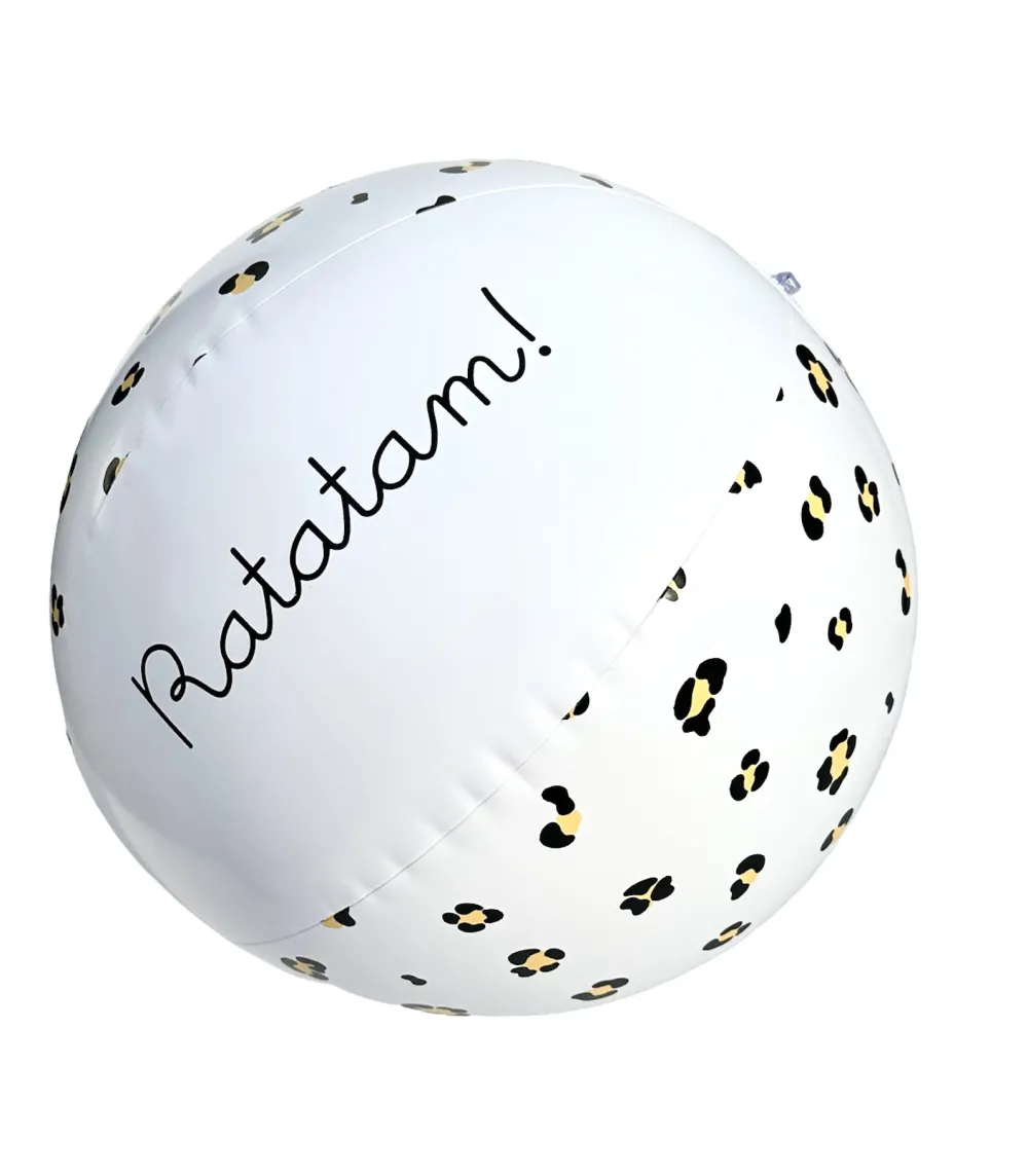 Fashion Ratatam Ballon de plage léopard 30 cm