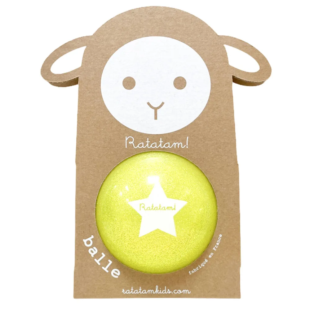 Fashion Ratatam Ballon mouton summer 10 cm – Jaune