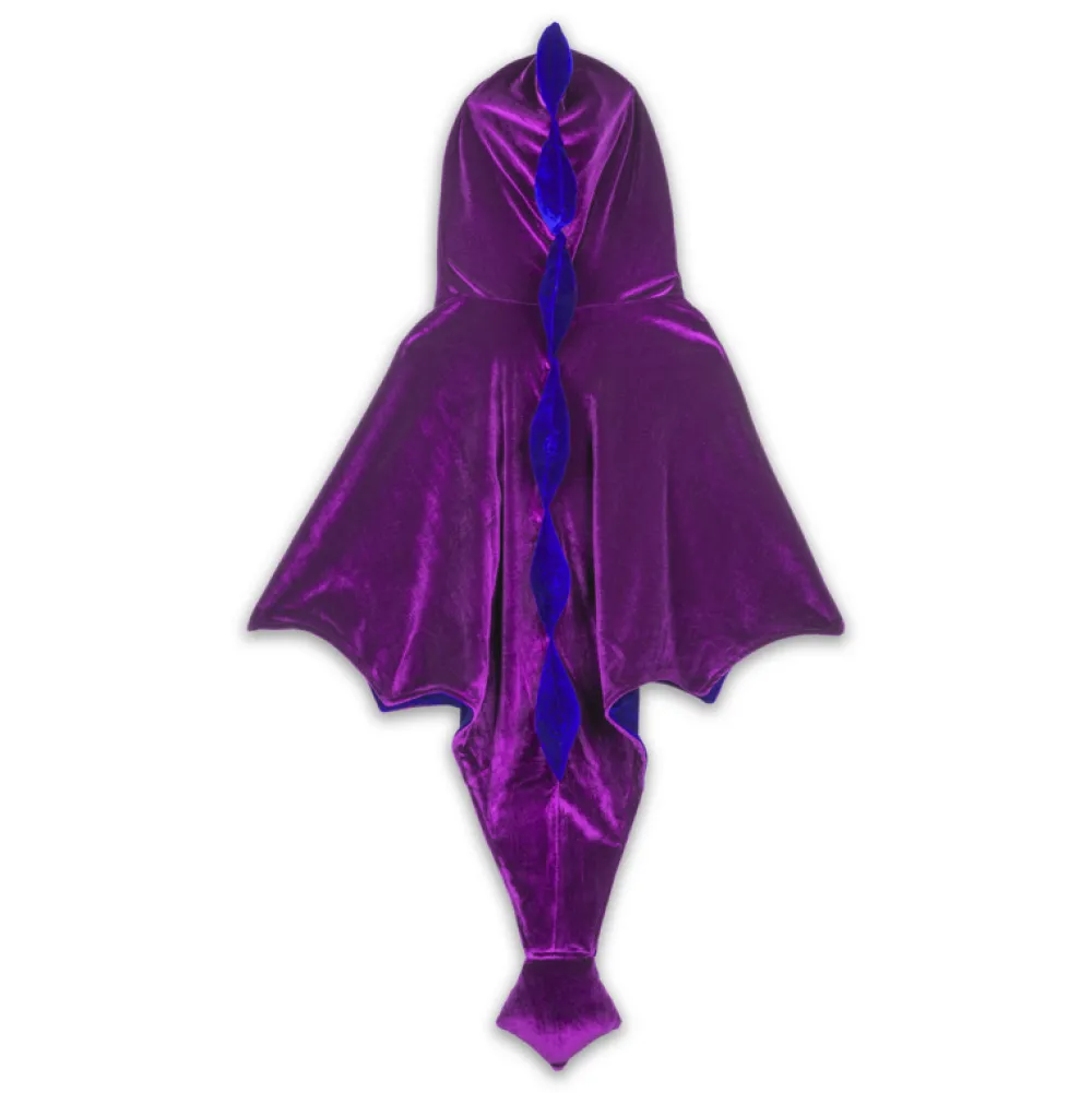 Best Ratatam Déguisement dragon velours – Violet&bleu