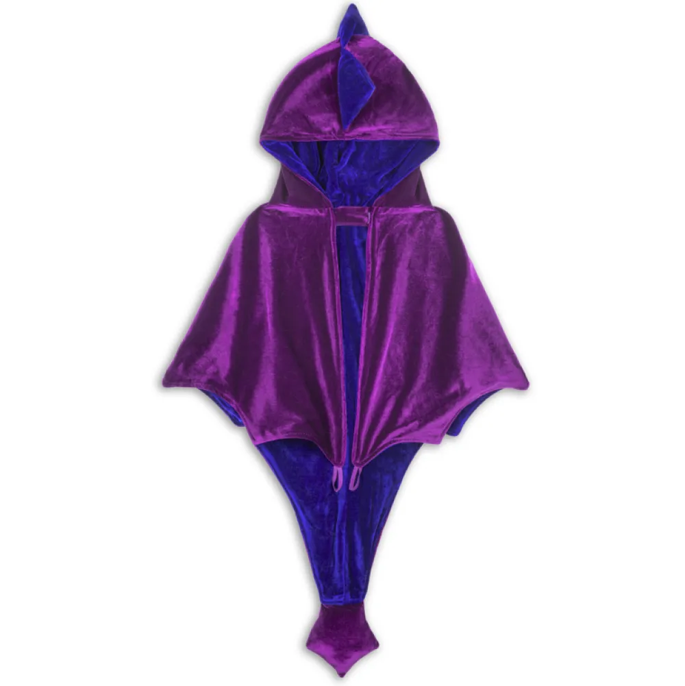 Best Ratatam Déguisement dragon velours – Violet&bleu