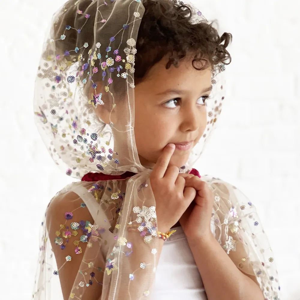 Best Ratatam La cape brodée à sequins – Multicolore