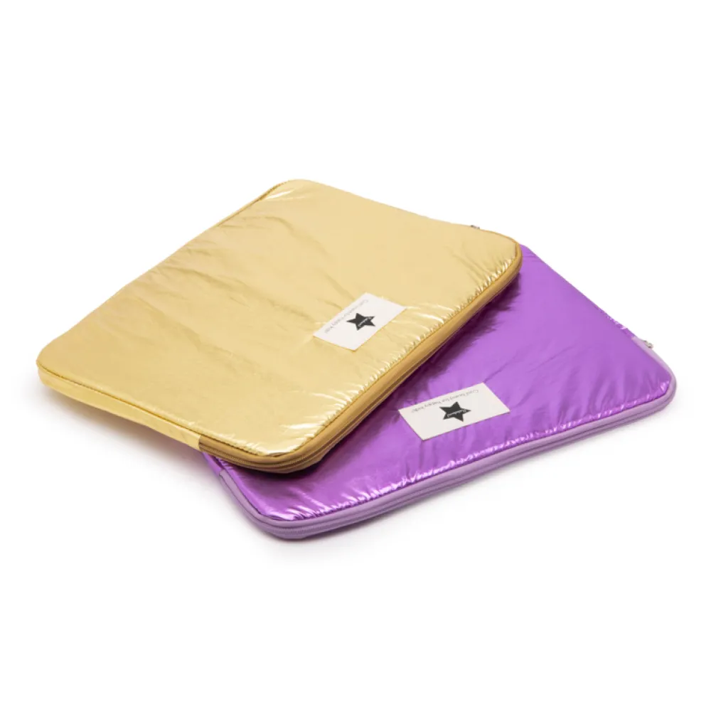Online Ratatam La Pochette Ordinateur Brillante Métallisée – Violet